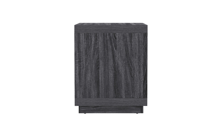 Manhattan Comfort Navis Wooden Nightstand With Two Drawers-Jennifer Furniture