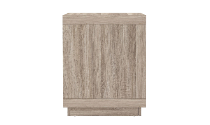 Manhattan Comfort Navis Wooden Nightstand With Two Drawers-Jennifer Furniture