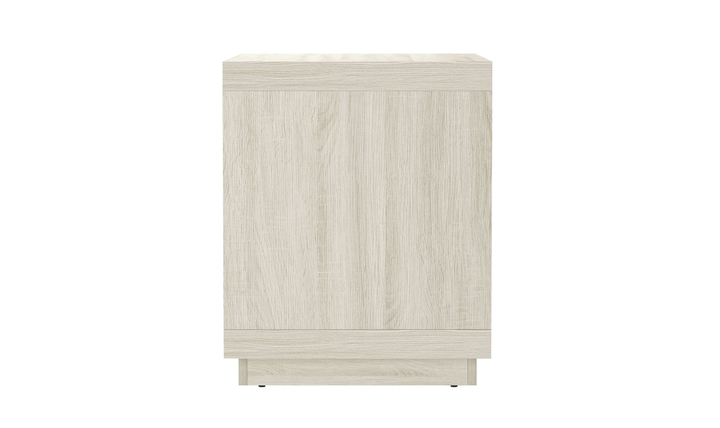 Manhattan Comfort Navis Wooden Nightstand With Two Drawers-Jennifer Furniture