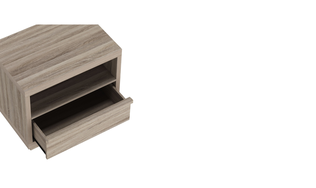 Manhattan Comfort Navis Wooden Nightstand-Jennifer Furniture