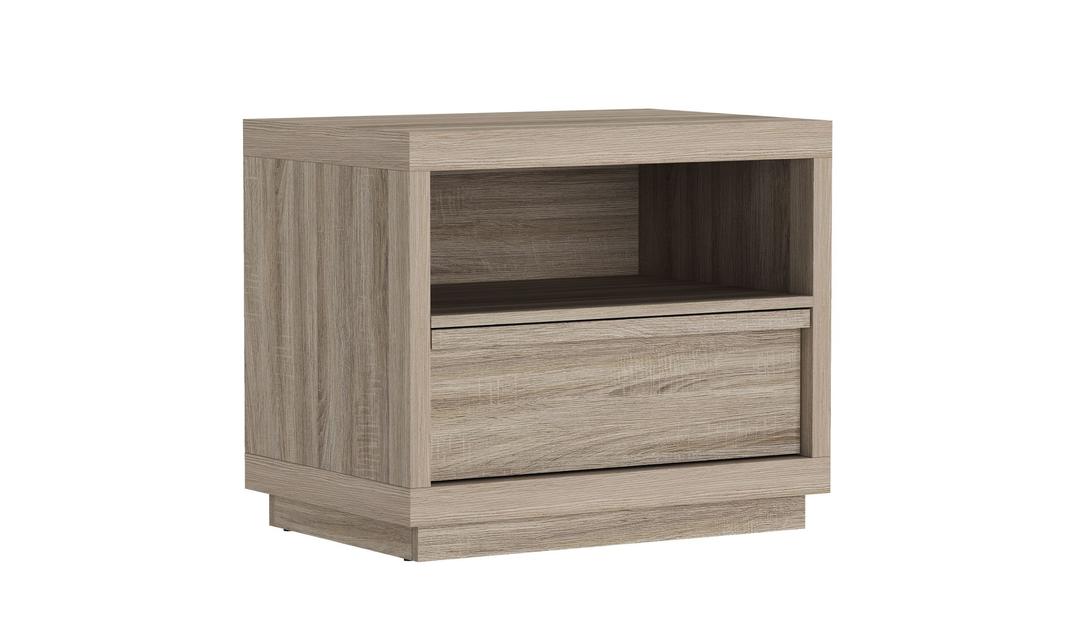 Manhattan Comfort Navis Wooden Nightstand-Jennifer Furniture