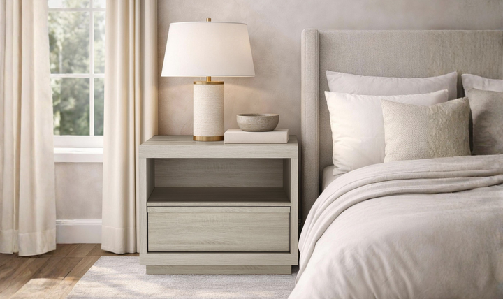 Manhattan Comfort Navis Wooden Nightstand-Jennifer Furniture