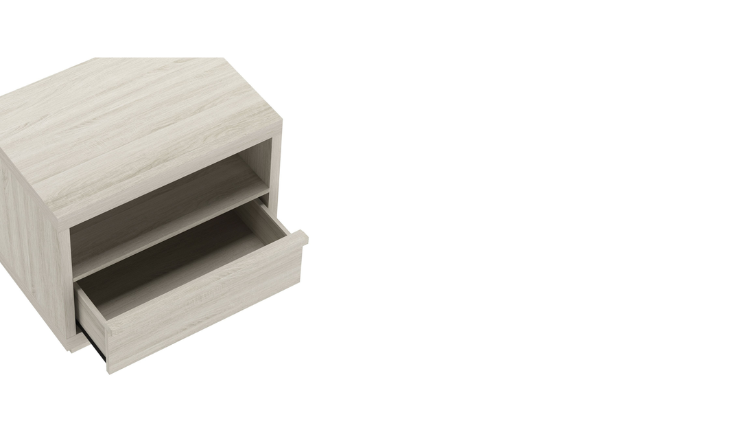 Manhattan Comfort Navis Wooden Nightstand-Jennifer Furniture