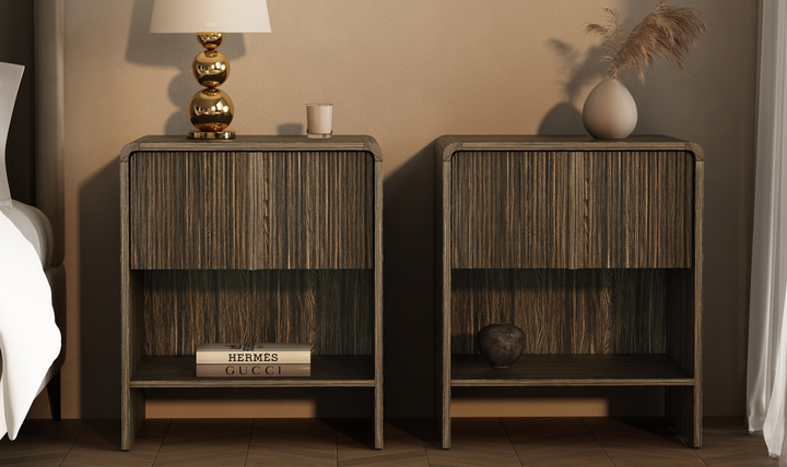 Manhattan Comfort Novara Wooden Nightstand