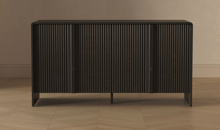 Manhattan Comfort Novara Wooden Sideboard With Four Door