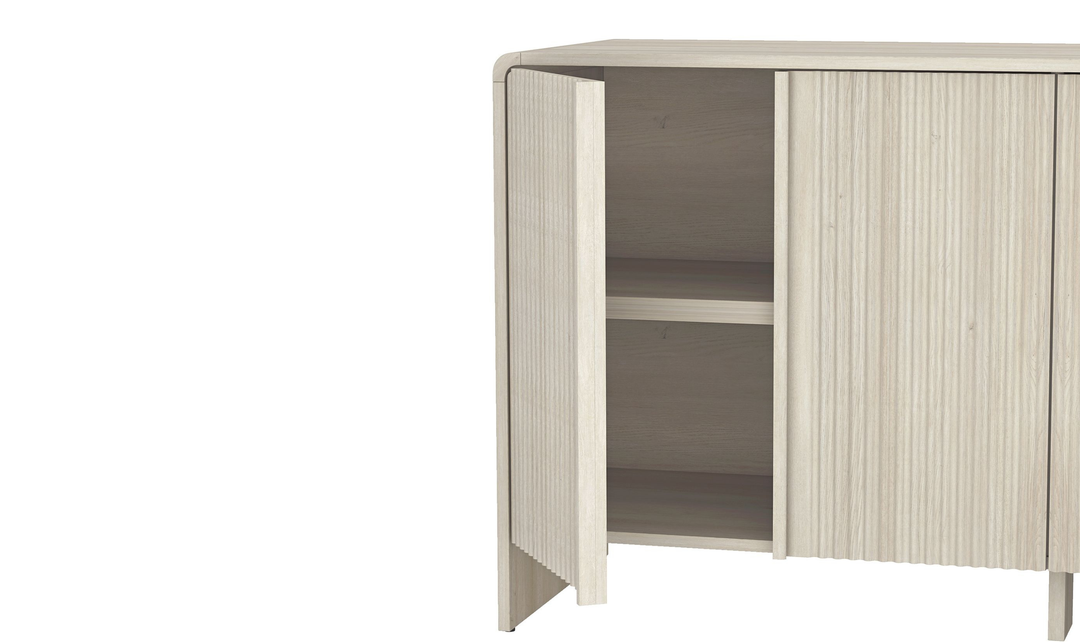 Manhattan Comfort Novara Wooden Sideboard With Four Door