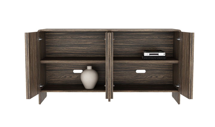 Manhattan Comfort Novara Wooden Sideboard With Four Door
