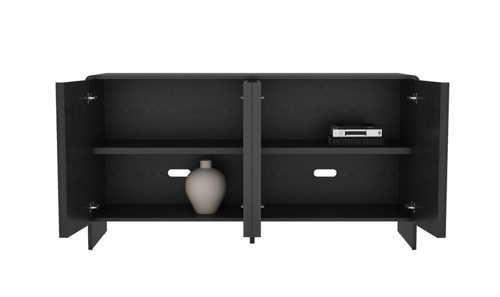 Manhattan Comfort Novara Wooden Sideboard With Four Door