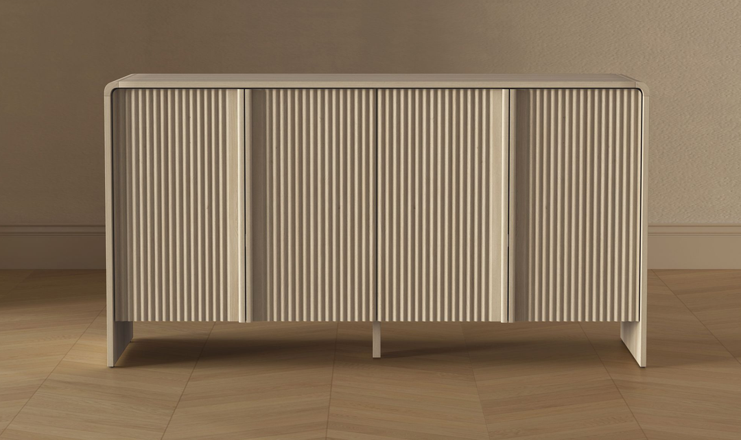 Manhattan Comfort Novara Wooden Sideboard With Four Door