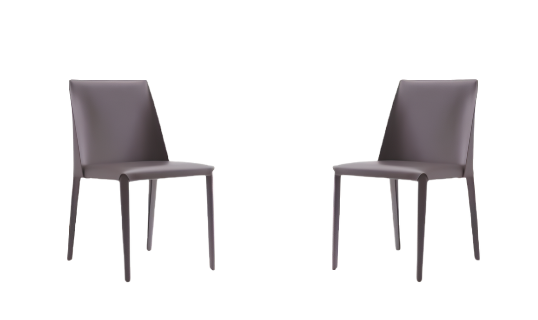 Manhattan Comfort Paris Vegan Leather Dining Chair-Jennifer Furniture