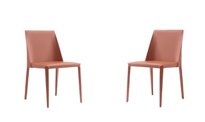 Manhattan Comfort Paris Vegan Leather Dining Chair-Jennifer Furniture
