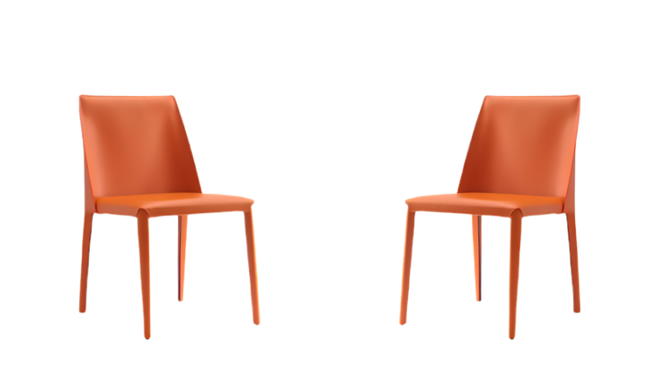Manhattan Comfort Paris Vegan Leather Dining Chair-Jennifer Furniture