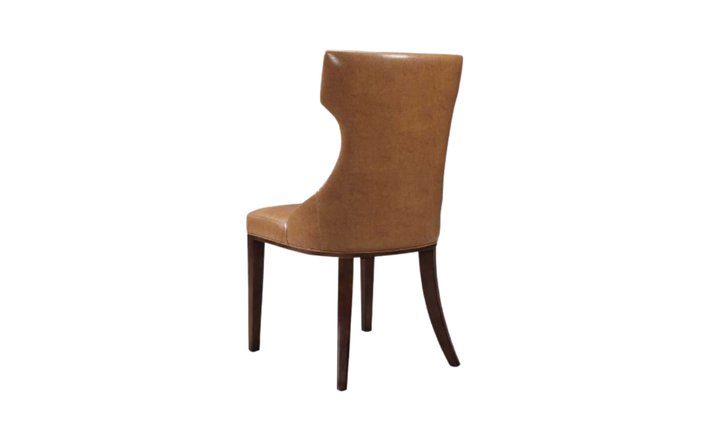 Manhattan Comfort Reine Wood Upholstered Dining Chair-Jennifer Furniture