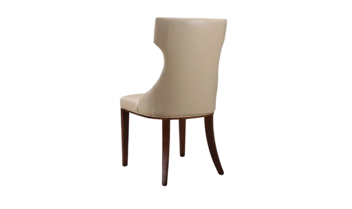 Manhattan Comfort Reine Wood Upholstered Dining Chair-Jennifer Furniture