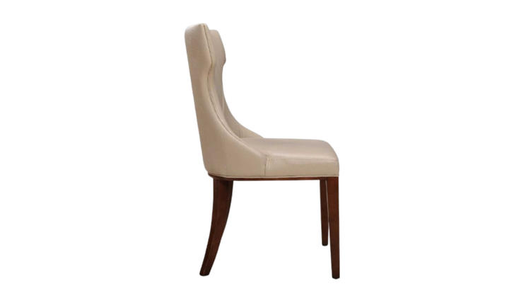Manhattan Comfort Reine Wood Upholstered Dining Chair-Jennifer Furniture