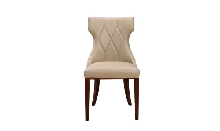 Manhattan Comfort Reine Wood Upholstered Dining Chair-Jennifer Furniture