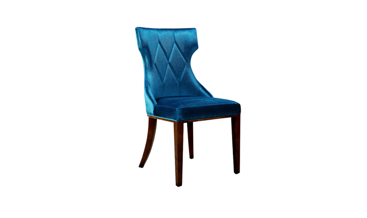 Manhattan Comfort Reine Wood Upholstered Dining Chair-Jennifer Furniture