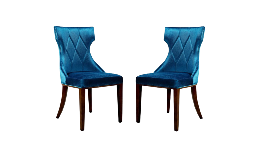 Manhattan Comfort Reine Wood Upholstered Dining Chair-Jennifer Furniture