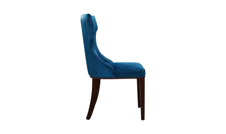 Manhattan Comfort Reine Wood Upholstered Dining Chair-Jennifer Furniture