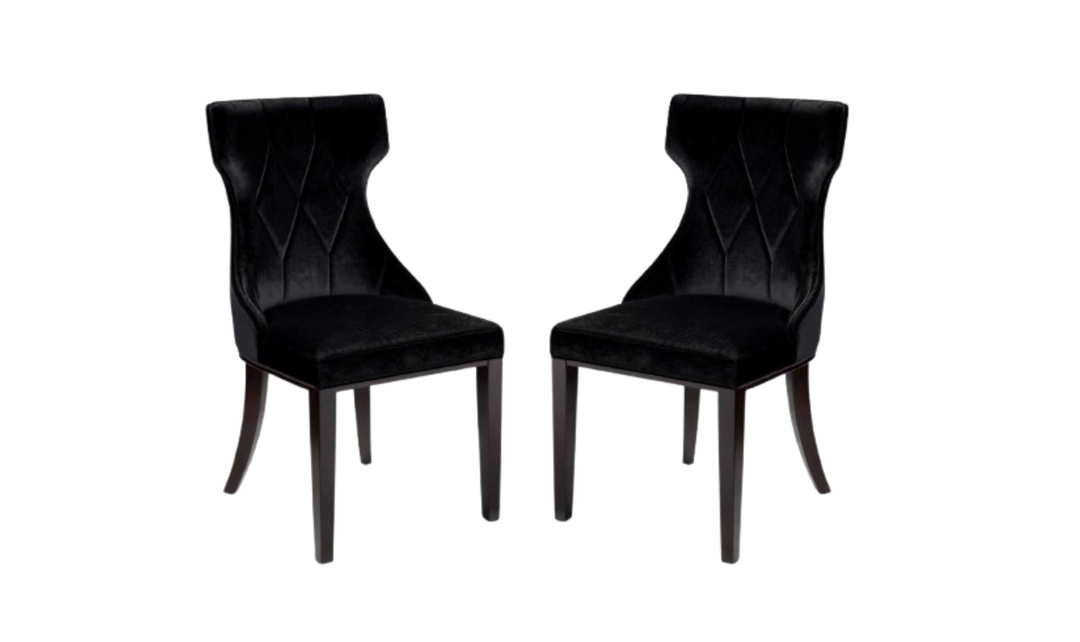Manhattan Comfort Reine Wood Upholstered Dining Chair-Jennifer Furniture