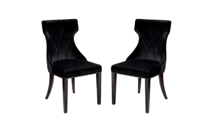 Manhattan Comfort Reine Wood Upholstered Dining Chair-Jennifer Furniture
