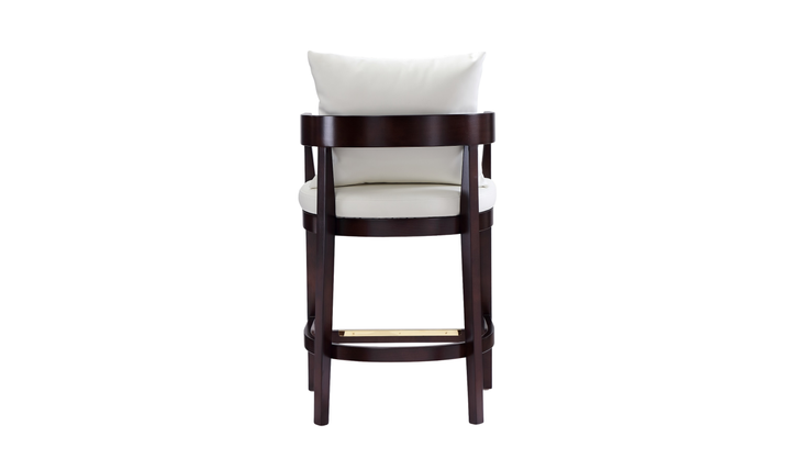 Manhattan Comfort Ritz Wood Upholstered Counter Stool-Jennifer