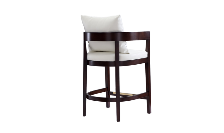 Manhattan Comfort Ritz Wood Upholstered Counter Stool-Jennifer