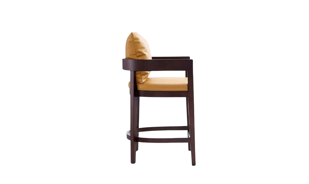 Manhattan Comfort Ritz Wood Upholstered Counter Stool-Jennifer