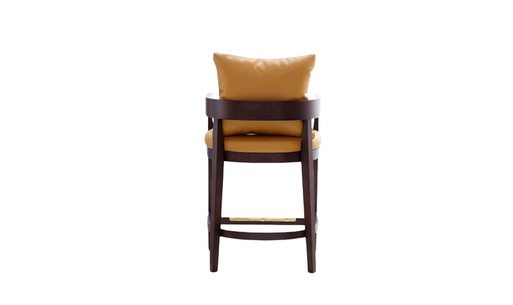Manhattan Comfort Ritz Wood Upholstered Counter Stool-Jennifer