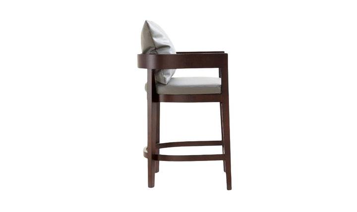 Manhattan Comfort Ritz Wood Upholstered Counter Stool-Jennifer