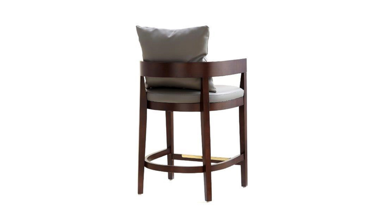 Manhattan Comfort Ritz Wood Upholstered Counter Stool-Jennifer