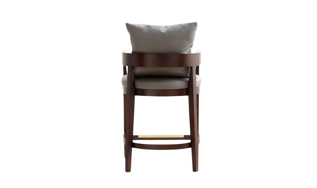 Manhattan Comfort Ritz Wood Upholstered Counter Stool-Jennifer