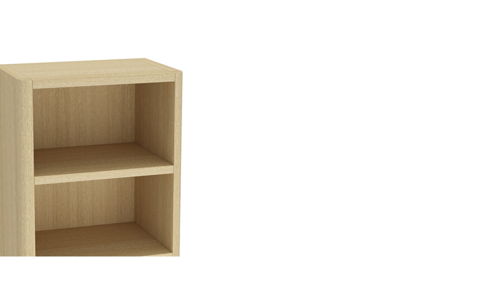Manhattan Comfort Rivington Open Bookcase Shelf-Jennifer Furniture