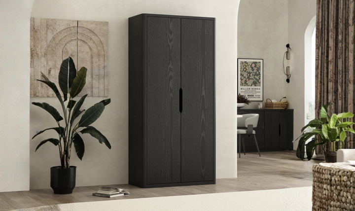 Manhattan Comfort Rivington Tall Two-Door Storage Cabinet-Jennifer Furniture