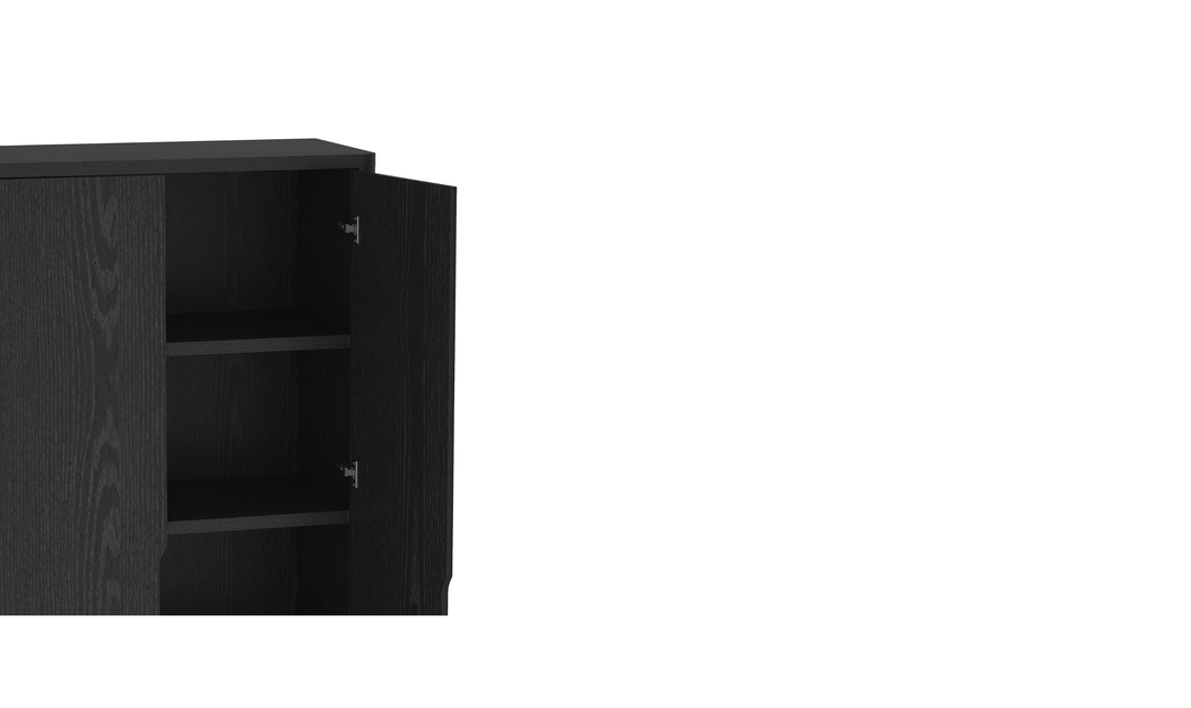 Manhattan Comfort Rivington Tall Two-Door Storage Cabinet-Jennifer Furniture