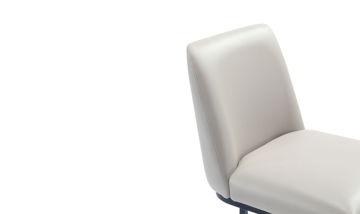 Manhattan Comfort Serena Metal Upholstered Barstool-Jennifer Furniture