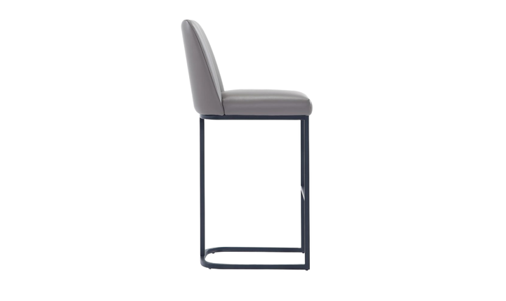 Manhattan Comfort Serena Metal Upholstered Barstool-Jennifer Furniture