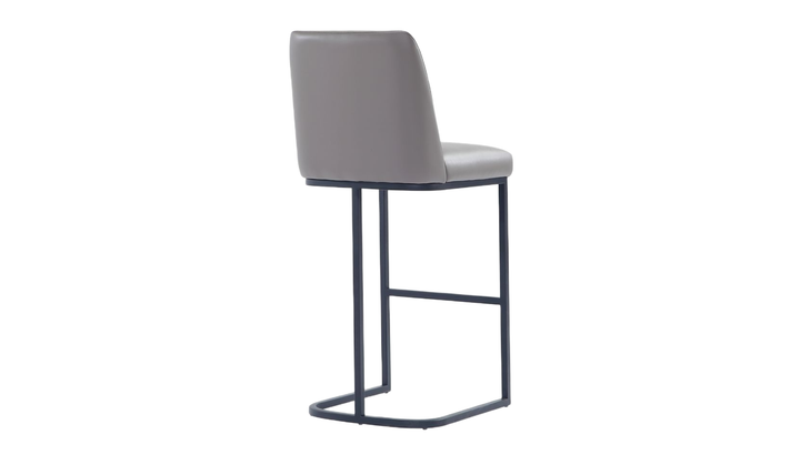 Manhattan Comfort Serena Metal Upholstered Barstool-Jennifer Furniture