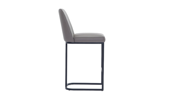 Manhattan Comfort Serena Metal Upholstered Counter Stool-Jennifer Furniture