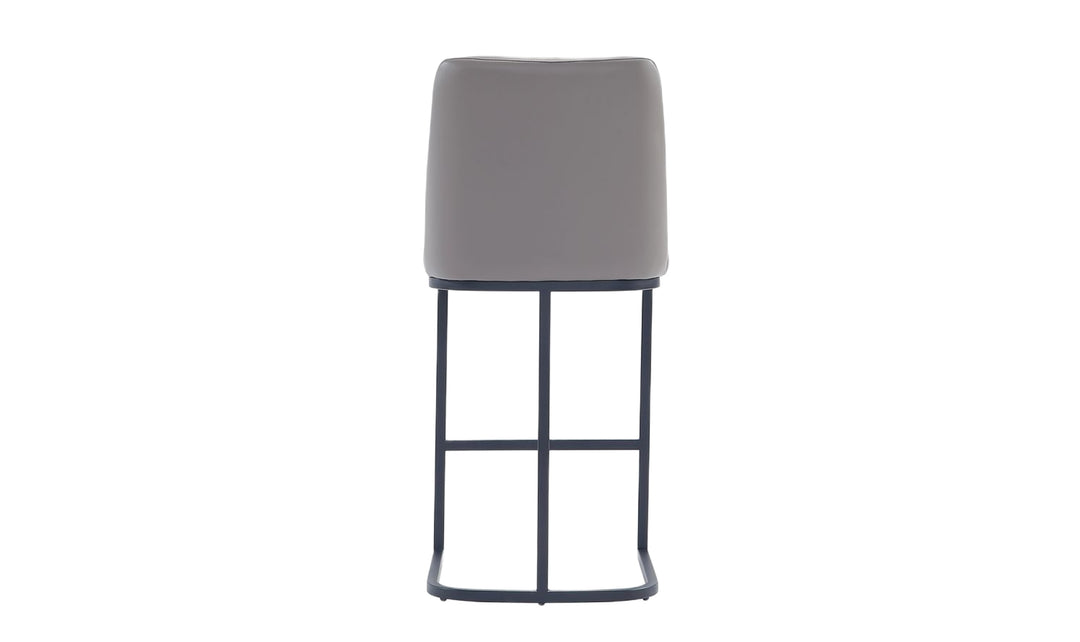 Manhattan Comfort Serena Metal Upholstered Counter Stool-Jennifer Furniture