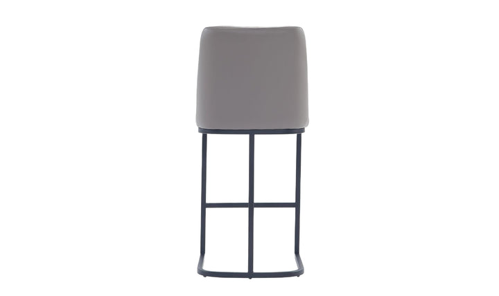 Manhattan Comfort Serena Metal Upholstered Counter Stool-Jennifer Furniture