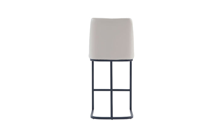 Manhattan Comfort Serena Metal Upholstered Counter Stool-Jennifer Furniture