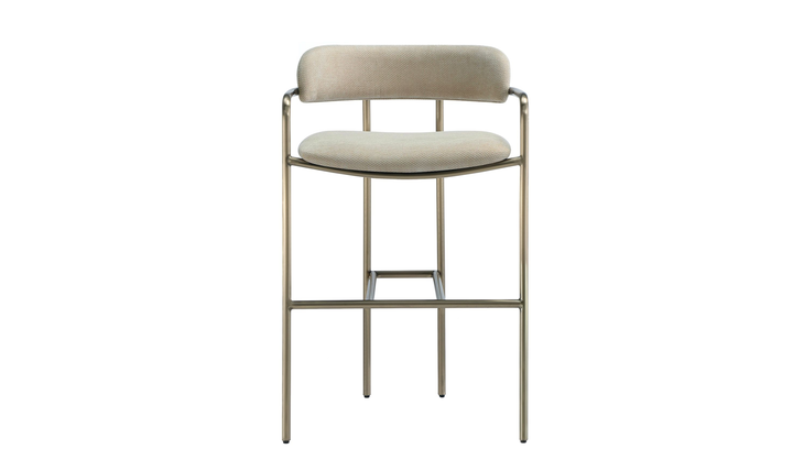 Manhattan Comfort Serene Metal Upholstered Counter Stool-jennifer