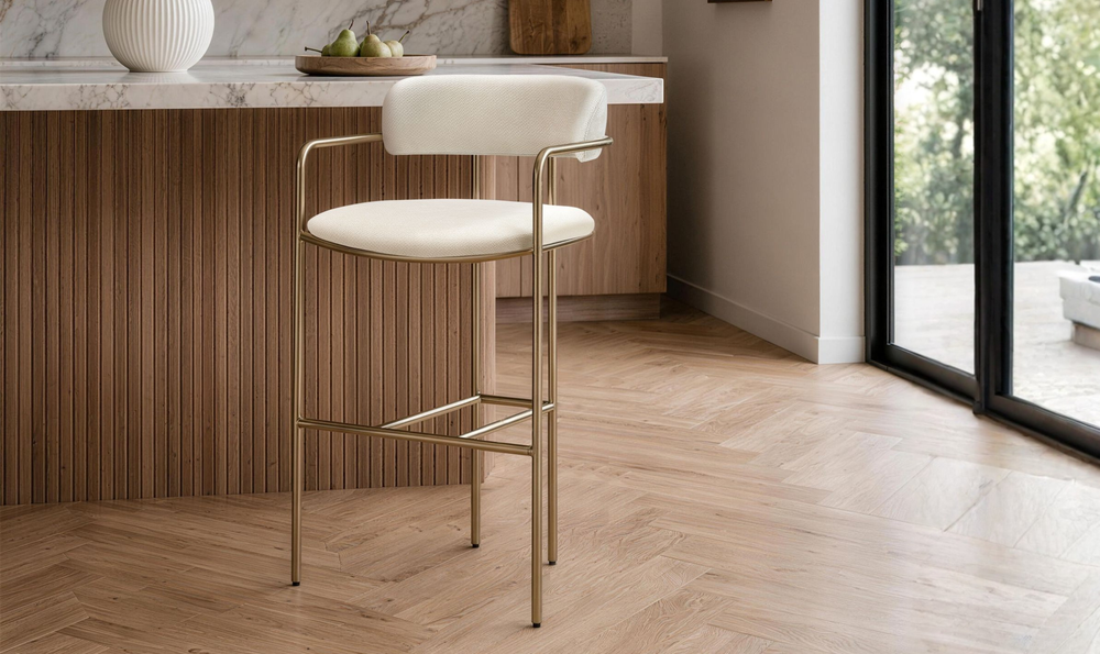 Manhattan Comfort Serene Metal Upholstered Counter Stool-jennifer