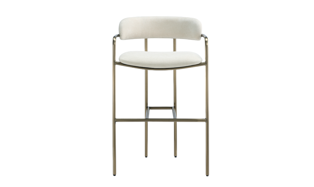 Manhattan Comfort Serene Metal Upholstered Counter Stool-jennifer