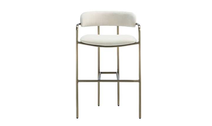 Manhattan Comfort Serene Metal Upholstered Counter Stool-jennifer