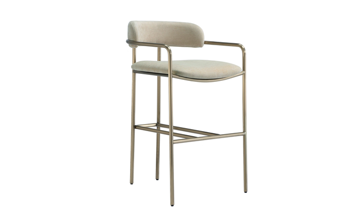 Manhattan Comfort Serene Metal Upholstered Counter Stool-jennifer