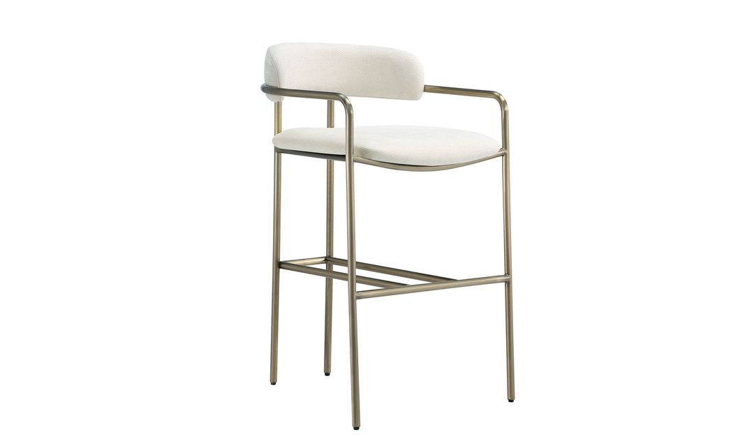 Manhattan Comfort Serene Metal Upholstered Counter Stool-jennifer