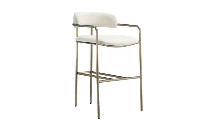 Manhattan Comfort Serene Metal Upholstered Counter Stool-jennifer