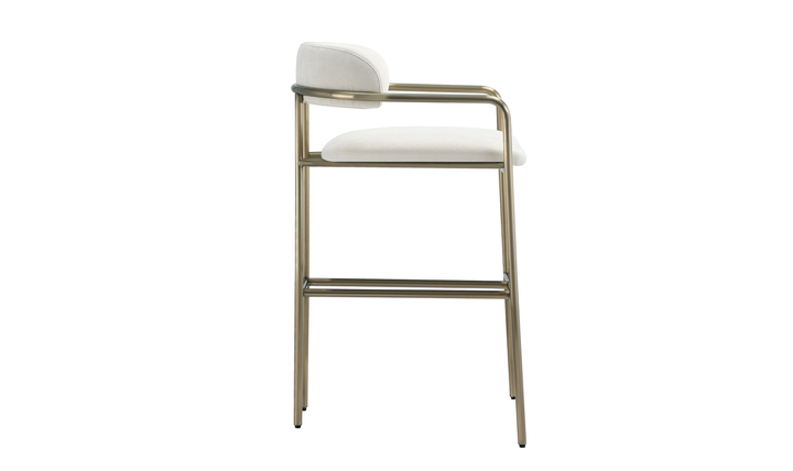Manhattan Comfort Serene Metal Upholstered Counter Stool-jennifer